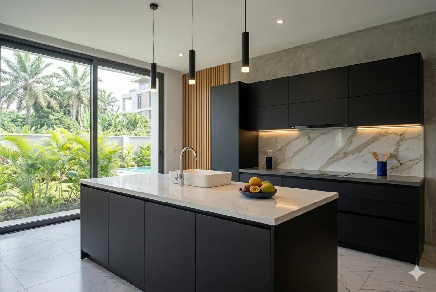 Cuisine moderne équipée sur mesure