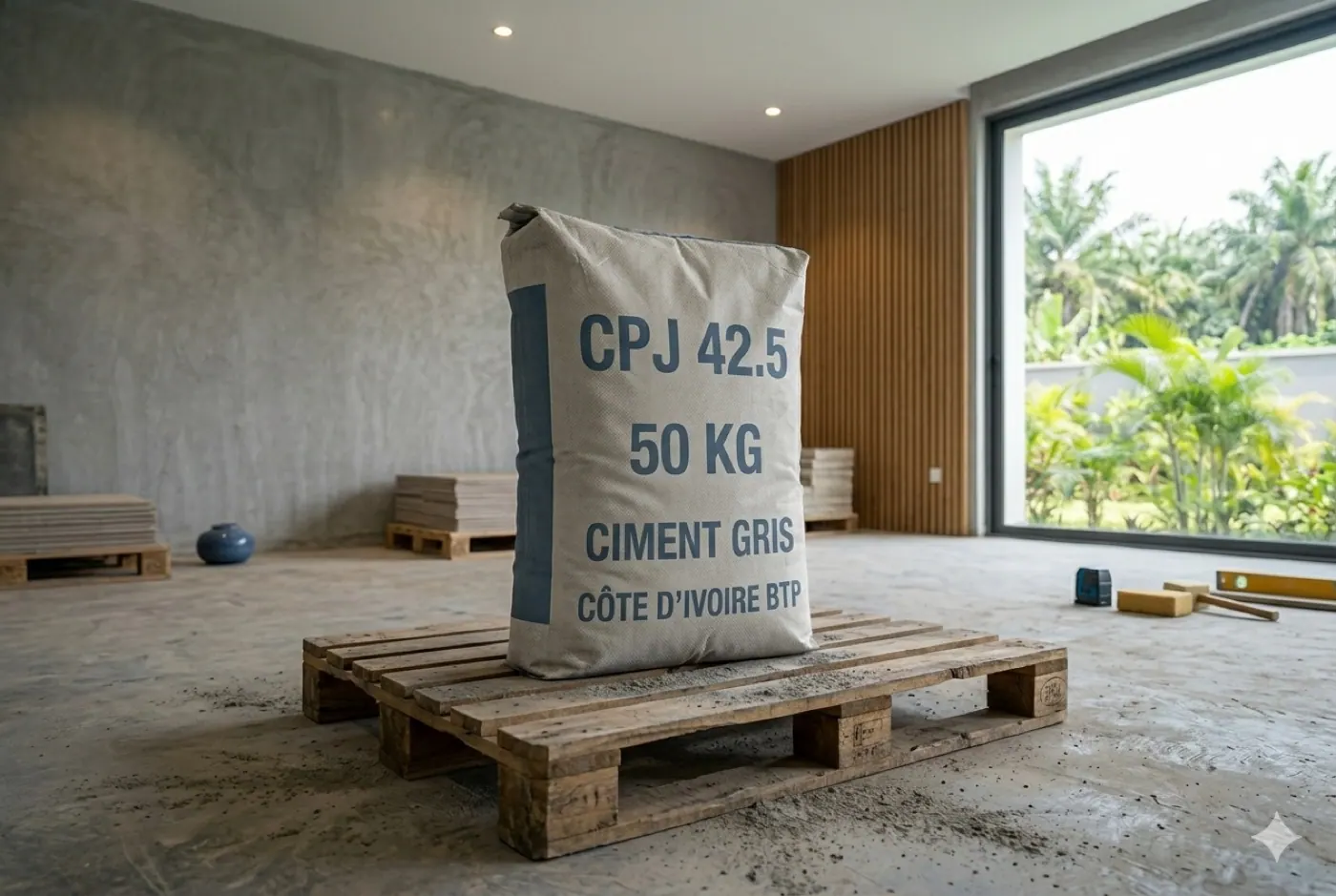 Ciment gris CPJ 42.5 — sac 50 kg