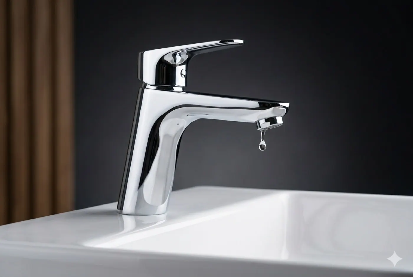 Mitigeur lavabo chromé premium